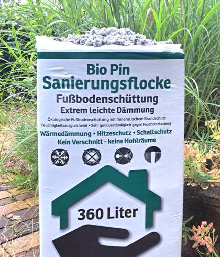 Bio Pin Sanierungsflocke 360 Liter